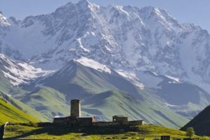 Mountain panorama in Georgia